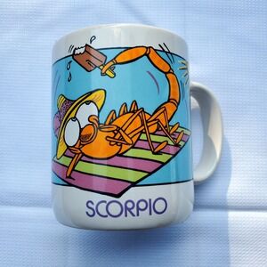 Avon ☆ Zodiac Astrology Mug "Sips And Signs"☆ Scorpio ☆ NIB